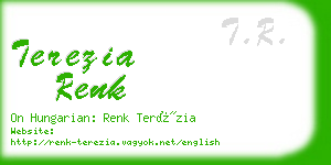 terezia renk business card